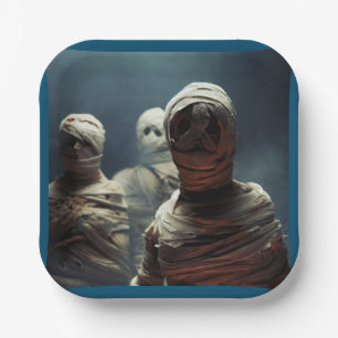 Halloween - Mummies 2 Paper Plate
