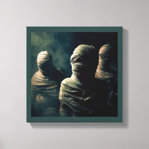 Halloween - Mummies 4 Canvas Print