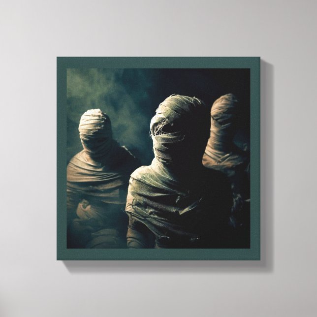 Halloween - Mummies 4 Canvas Print (Front)
