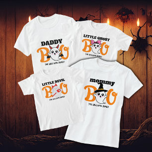 Halloween Mummy Boo Devil Family Matching T-Shirt