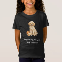 Halloween Mummy Cute Golden Retriever Tricks Treat