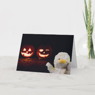 Halloween Mummy. Greeting Card