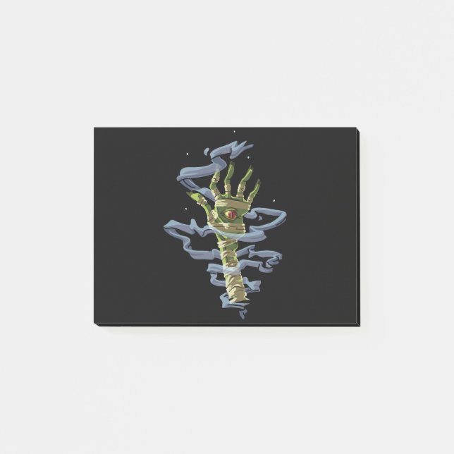 Halloween Mummy Hand  Post-it Notes (Front)