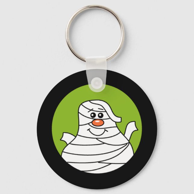 Halloween Mummy Key Ring (Front)