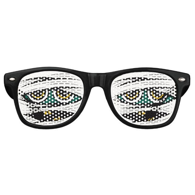 Halloween Mummy Retro Sunglasses (Front)