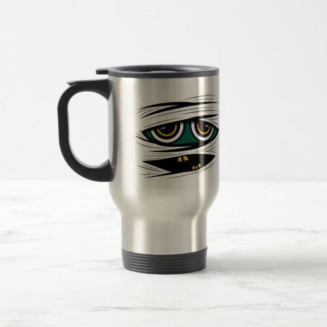 Halloween Mummy Travel Mug (Left)