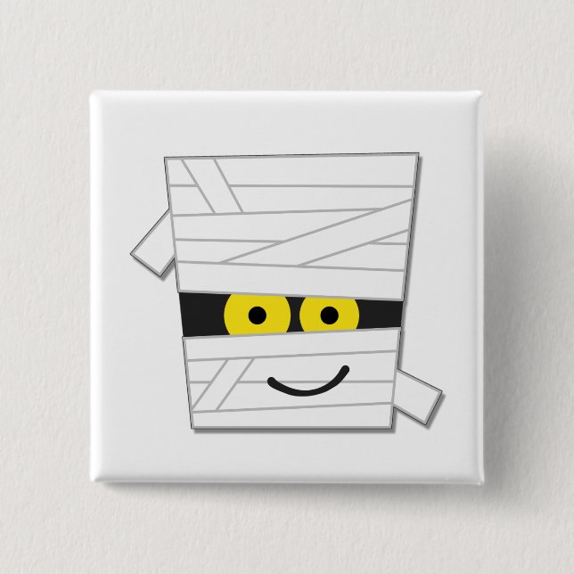 Halloween Mummy Tshirts and Gifts 15 Cm Square Badge (Front)