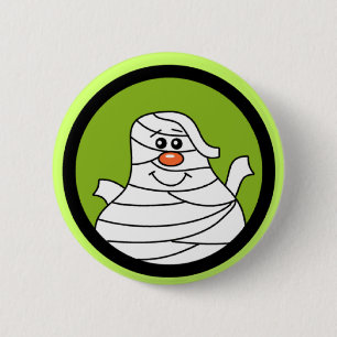 Halloween Mummy Tshirts and Gifts 6 Cm Round Badge