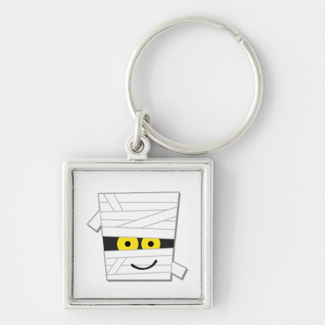 Halloween Mummy Tshirts and Gifts Key Ring (Front)