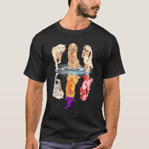 Halloween Mummy Witch Golden Retriever Dog T-Shirt