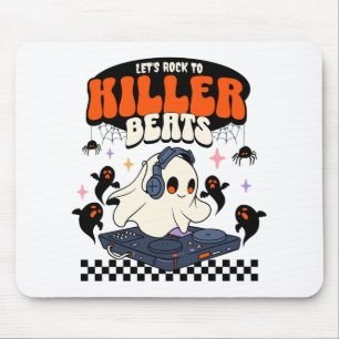 Halloween Music Dj Hip-hop Rap Turntable, Party Gh Mouse Pad
