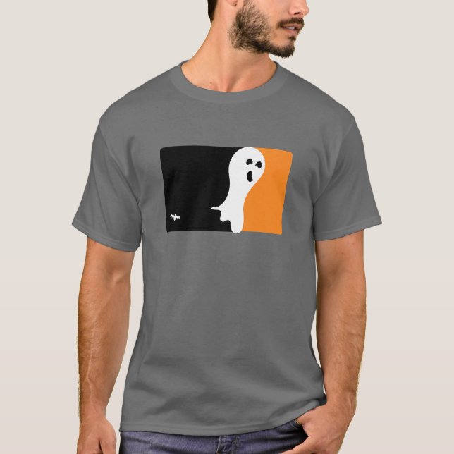 Halloween MVP Ghost Logo T-Shirt (Front)