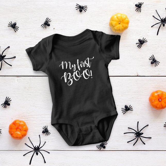 Halloween My First Boo! Baby Bodysuit (Halloween My First Boo! Baby Bodysuit)