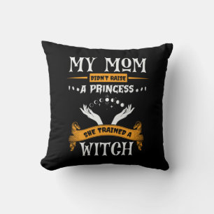 Halloween My Mum Trained a Witch Birthday Cushion