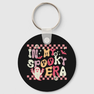 Halloween My Spooky Era Retro Costume Groovy Women Key Ring