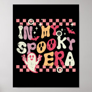 Halloween My Spooky Era Retro Costume Groovy Women Poster