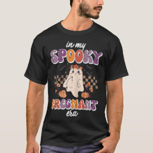 Halloween My Spooky Pregnant Era Ghost Costume T-Shirt