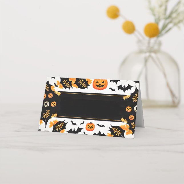 Halloween Name Place Card (Front)