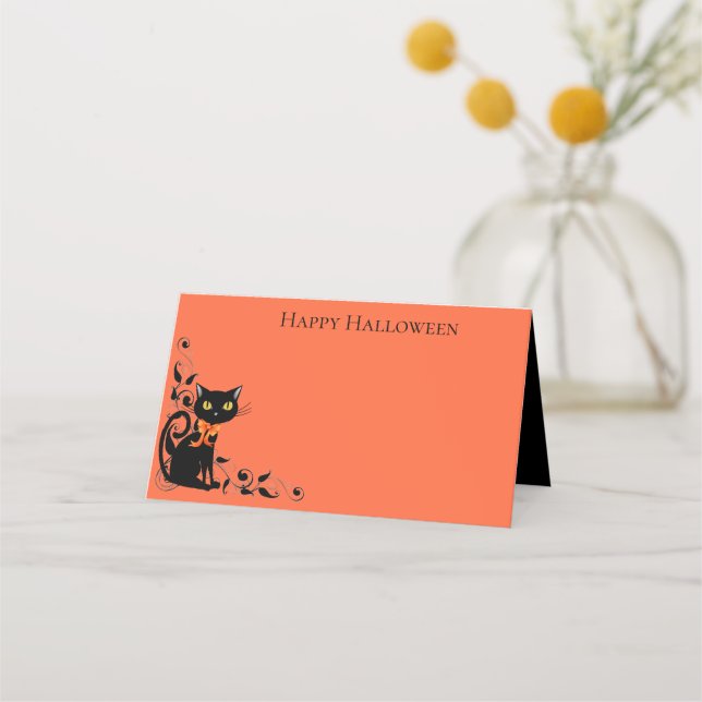 Halloween Name Place Cards (Front)