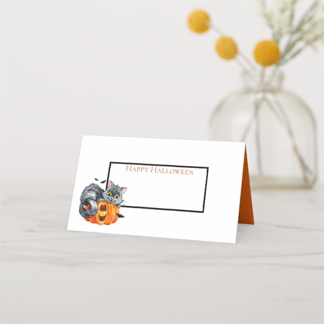 Halloween Name Place Cards (Front)