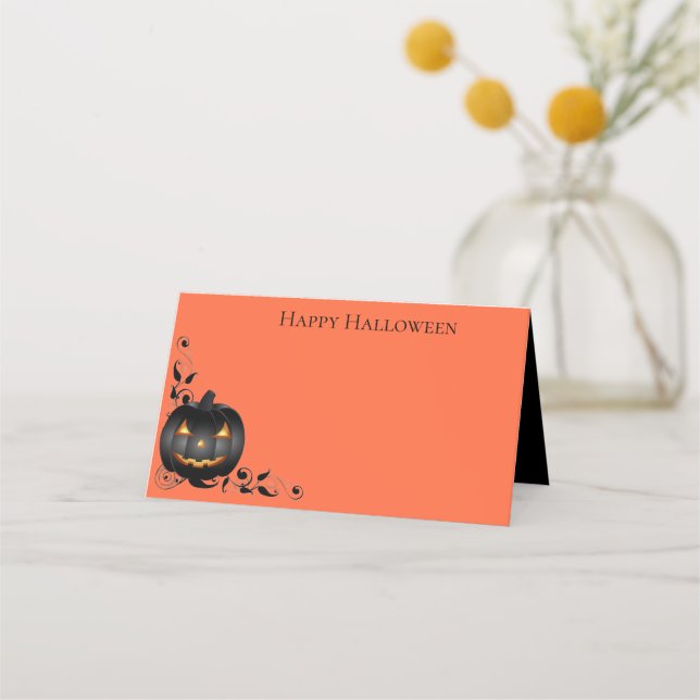 Halloween Name Place Cards (Front)