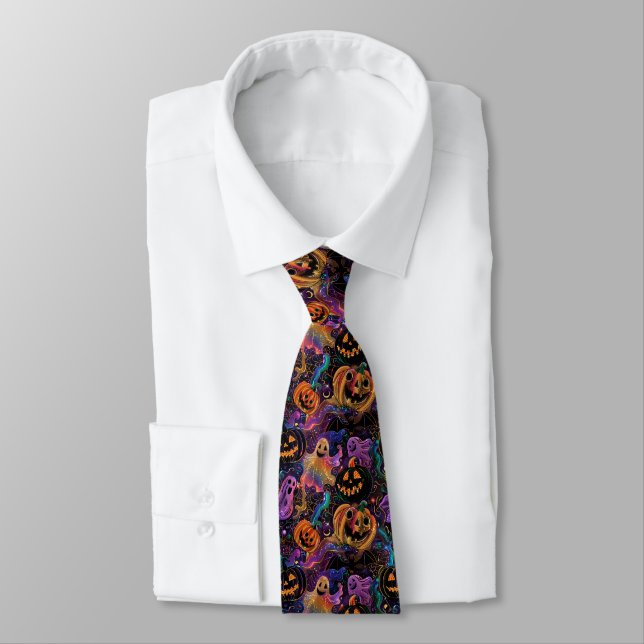 Halloween Necktie (Tied)