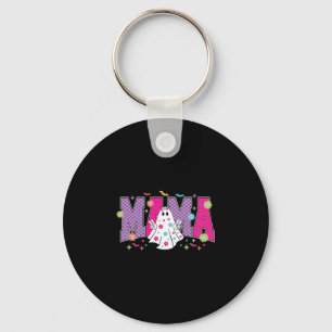 Halloween Neon Mama Mini Key Ring