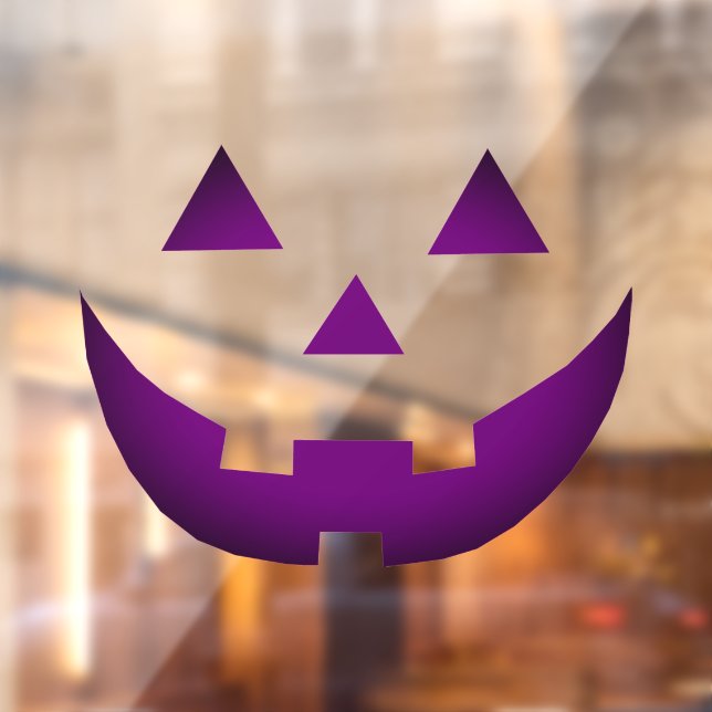 Halloween neon purple Jack o lantern scary funny  (Sheet 2)
