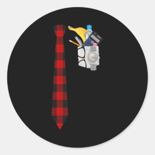 Halloween Nerd Costume T Shirt Funny Geek Xo4u Ori Classic Round Sticker