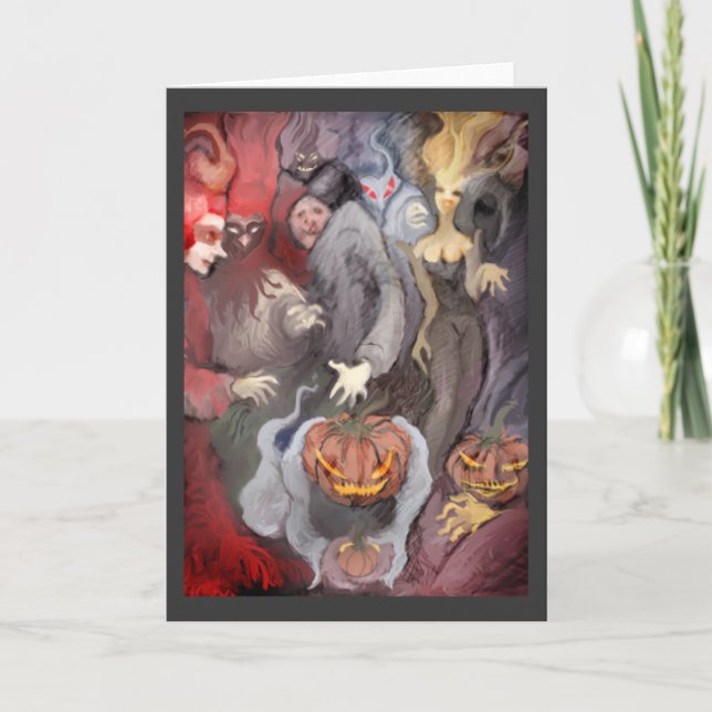** Halloween night ** Card (Front)