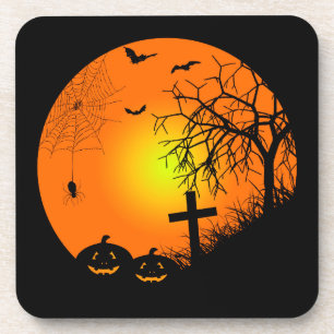 Halloween night coaster