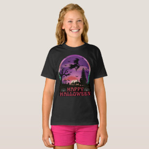 HALLOWEEN NIGHT GRAVEYARD WITCH T-Shirt