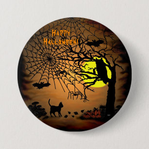 Halloween Night , Happy Halloween ! 7.5 Cm Round Badge