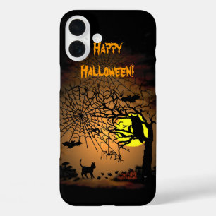 Halloween Night , Happy Halloween! iPhone 16 Plus Case