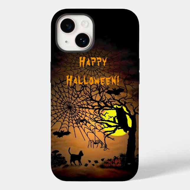 Halloween Night , Happy Halloween!  Case-Mate iPhone Case (Back)