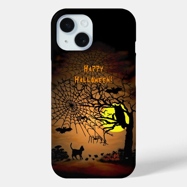 Halloween Night , Happy Halloween! Case-Mate iPhone Case (Back)