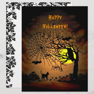 Halloween Night , Happy Halloween! Custom Letterhead