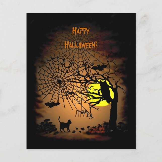 Halloween Night , Happy Halloween! Flyer (Front)