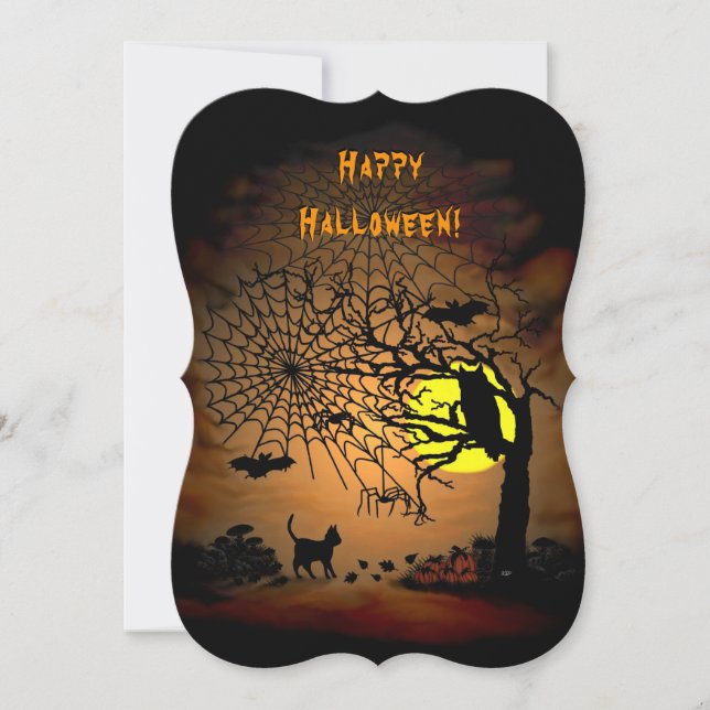 Halloween Night , Happy Halloween! Invitation (Front)