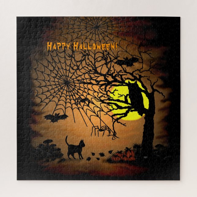 Halloween Night , Happy Halloween ! Jigsaw Puzzle (Vertical)