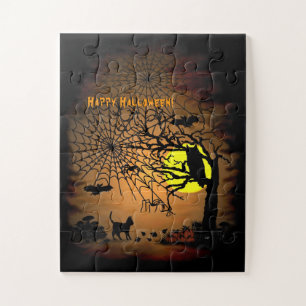 Halloween Night , Happy Halloween ! Jigsaw Puzzle