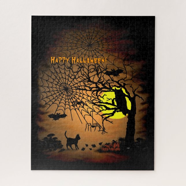 Halloween Night , Happy Halloween ! Jigsaw Puzzle (Vertical)