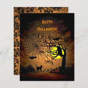 Halloween Night Happy Halloween! Stationery Paper