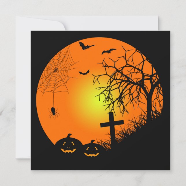 Halloween night invitation (Front)