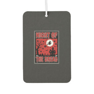 Halloween Night of the Dread Haunted House Car Air Freshener