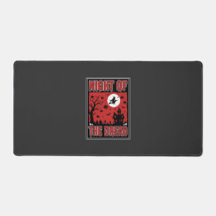 Halloween Night of the Dread Haunted House Desk Mat