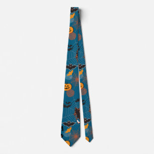 Halloween Night Party Trendy Tie
