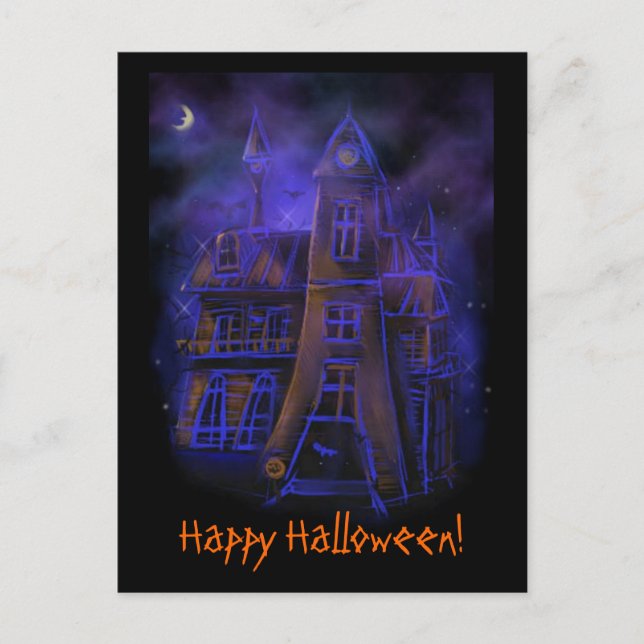 Halloween Night Postcard (Front)