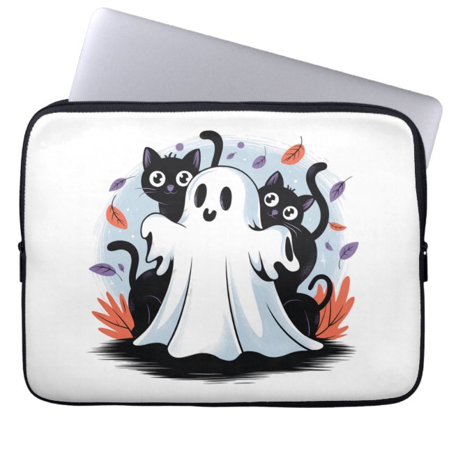 Halloween Night Prowl Laptop Sleeve (Front)