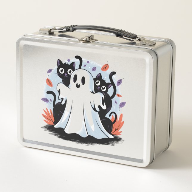 Halloween Night Prowl Metal Lunch Box (Front)